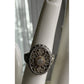 ATR 925 14K Gold Diamond Sterling Silver Ring Thailand Ornate Size 7.25