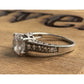 Sterling Silver CZ Engagement Ring Size 8.5 Round Solitaire Bridal Ring 925