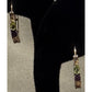 Vintage Ross Simons R925 Vermeil Amethyst Peridot Citrine Garnet Hoop Earrings