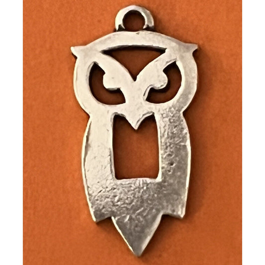James Avery Retired Sterling Silver Owl Charm Pre-Owned