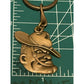 Pre Owned James Avery Retired Rare Texas A & M Bronze Sergeant Keychain TAMU Aggies