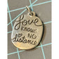 James Avery Retired Love knows no distance Sterling Silver