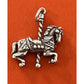 Pre-Owned James Avery Retired Silver VINTAGE Carousel Horse LARGER SIZE Pendant Or Charm