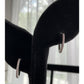 Sterling Silver Pink CZ Huggie Hoop Earrings Dainty 925