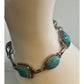 Vintage 925 Sterling Turquoise Bracelet 22.7g Adjustable Toggle Southwest Style