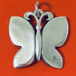 Preowned James Avery Retired Hard to Find Yellow Enameled Butterfly Pendant