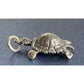 Vintage 925 Sterling Silver Sea Turtle Charm Pendant Coastal Beach Theme