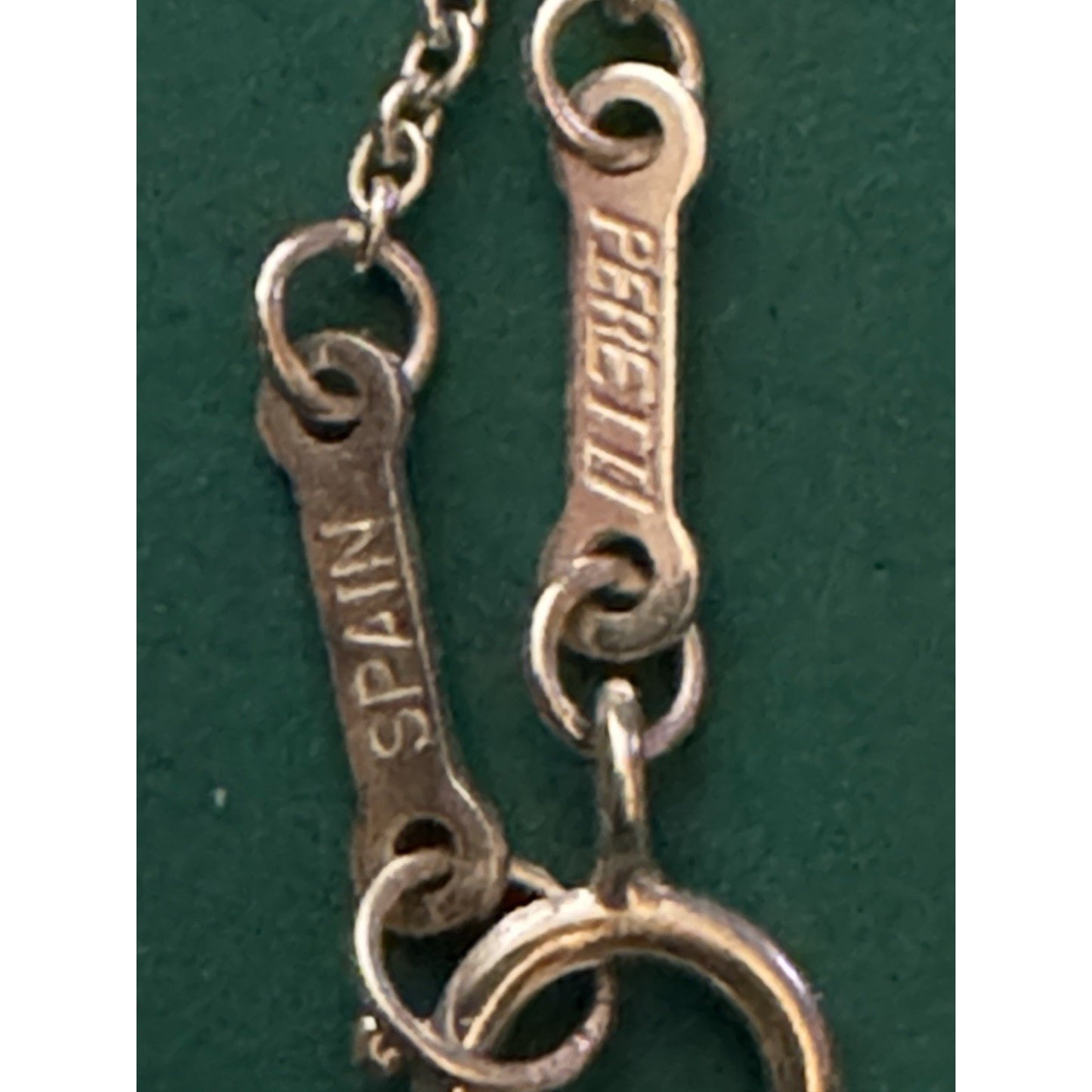 Tiffany & Co. Elsa Peretti Small Bean Pendant Necklace 925 Silver Spain 16”