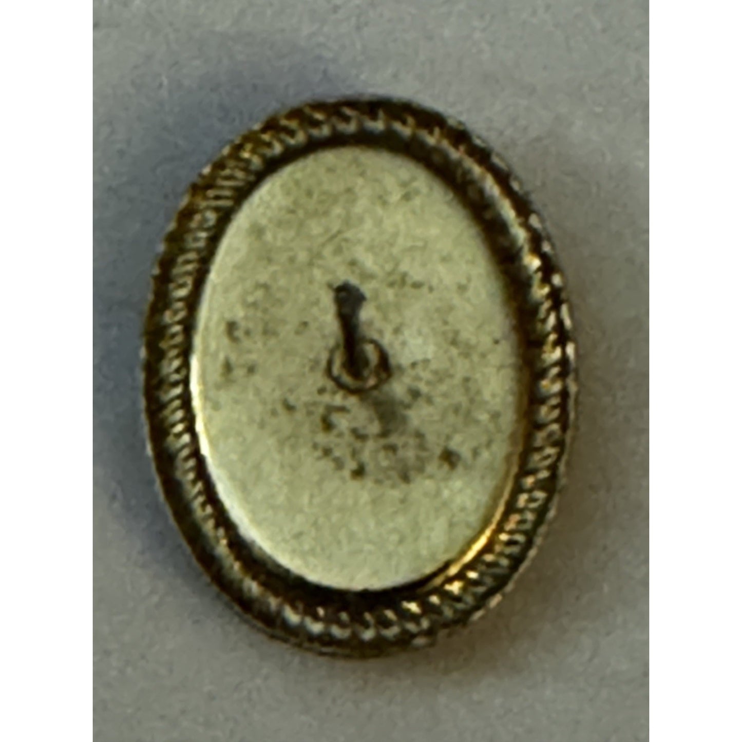 Antique Victorian Shell Cameo Post Earring SINGLE EARRING Gold Tone c1900