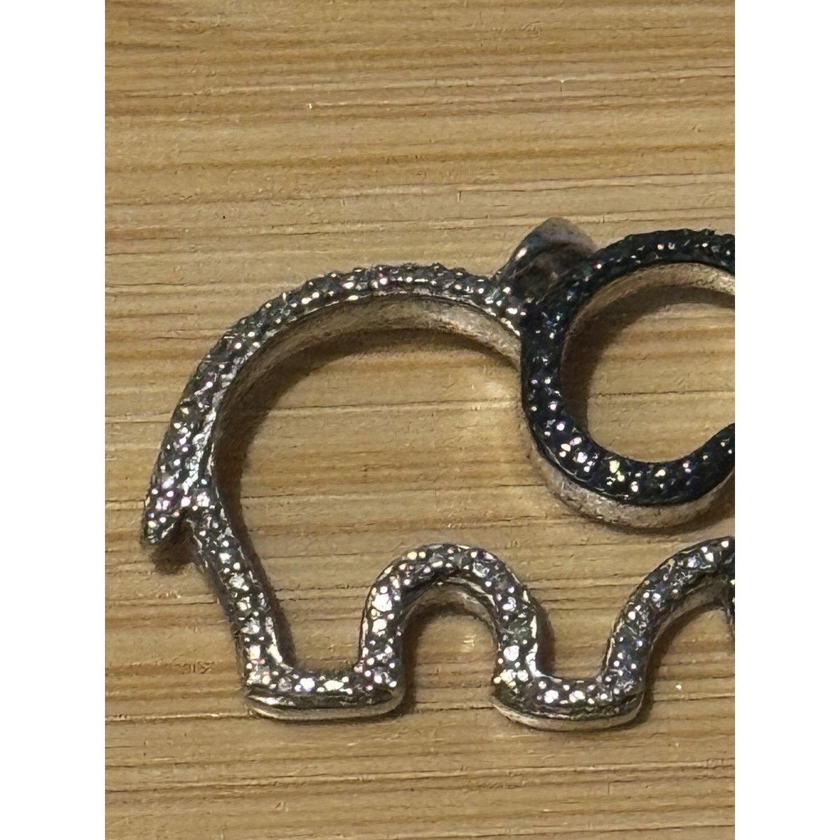 Kay Jewelers 1/10 Tow Blue And White Diamond Elephant Pendant