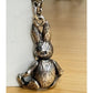 Vintage Sterling Silver 3D Movable Bunny Charm/ Pendant