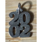 James Avery RETIRED Large 2002 925 Charm Anniversary Birthday Special Occasion