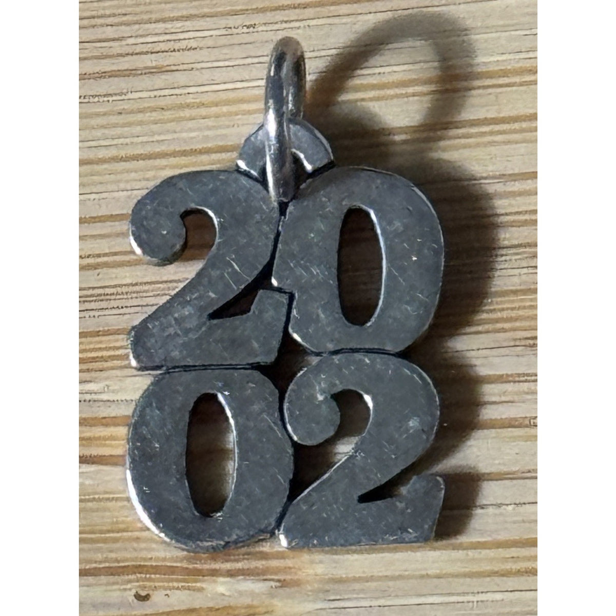 James Avery RETIRED Large 2002 925 Charm Anniversary Birthday Special Occasion