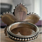 Retired James Avery Sterling Silver And Bronze Beaded Festive Flower Ring Size 5