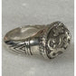 John Hardy Sterling Silver 925 Dayak Signet Statement Ring Size 7.5 Heavy 18g