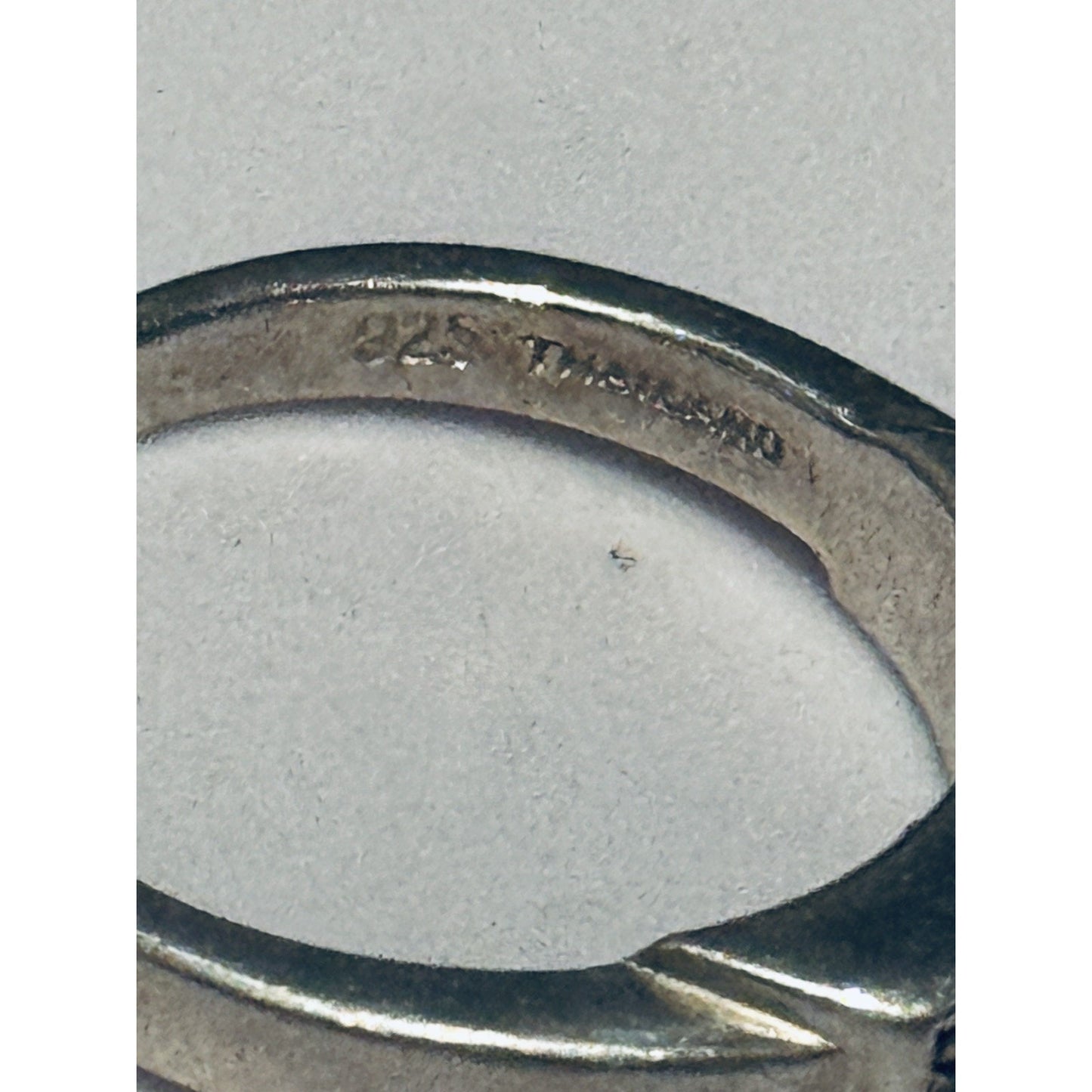 Vintage Michael Dawkins Sterling Silver Beaded Pebble Bar Ring Size 7.5 5g