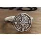 Retired James Avery Sterling Silver Life’s Journey Compass Ring Size 8