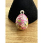 James Avery Retired Sterling Silver and Pink Enamel Easter Egg Charm Brand New