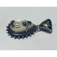 Vintage Barbara Bixby 925 18k Enhancer Or Pendant MOP Vine Leaf Mother of Pearl