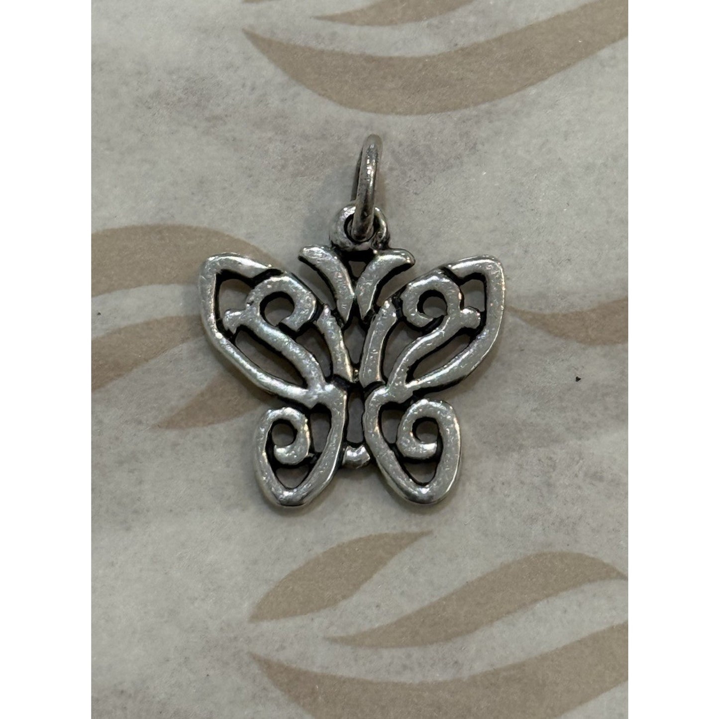 James Avery Retired Sterling Silver Lacewing Butterfly Charm Pre-Owned