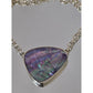 Retired KENDRA SCOTT Mckenna Gold Statement Pendant Necklace in Lilac Abalone