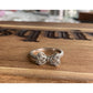 Sterling Silver Bow Ring S925 CZ Bow Tie Ring Dainty Sparkle Ring Size 7