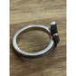 Pre owned James Avery RETIRED Sterling Silver and Bronze Cactus Blossom Ring Size 5.5