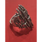 James Avery Retired Sterling Silver Brutalist Ring Size 8.5 Pre-Owned