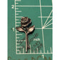 Vintage James Avery Retired Sterling Silver 925 Rose Flower Brooch Pin