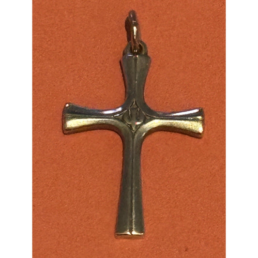 James Avery Serenity Descending Dove 14k Gold Cross Pendant Pre-Owned