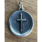 James Avery Retired Sterling Silver Oval Cross Charm Pendant In James Avery Box