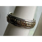 James Avery Retired Sterling Silver And 14K Gold Eternity Heart Band Ring Size 6