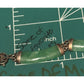 Vintage Jade Barrel Bar Bead Necklace Sterling Silver 925 Chinese Export 17” 23g