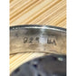 Vintage Artisan Sterling Silver Honey Amber Cabochon Statement Ring Sz 7 80-90s