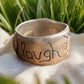 925 Inspirational Ring Live Love Laugh Band Wide Statement Ring Size 9.5