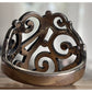 Retired James Avery Open Sorrento Sterling Silver Ring Size 8