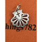 Retired James Avery Sterling Silver Open Shell Cross Baptism Charm Pre-Owned