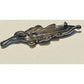 Vintage ATI Thailand Sterling Silver 925 Leaf Brooch Pendant 3” Botanical 9.6g