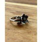 James Avery RARE Retired Silver Christmas Flower Ring Size 5.5