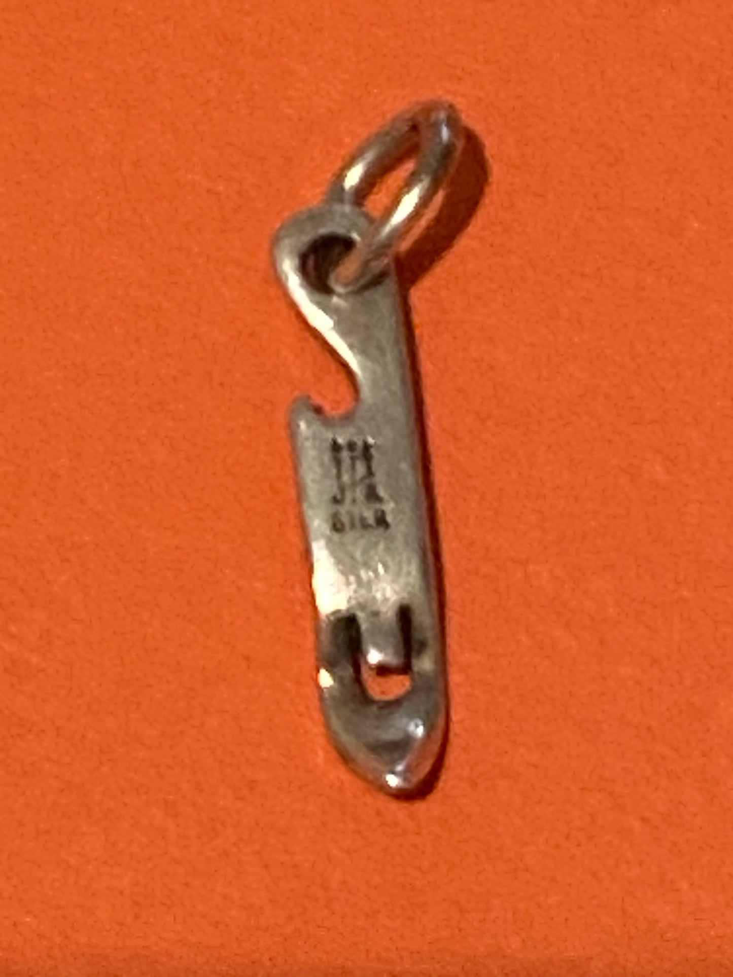 Preowned James Avery Retired RARE Silver Church Key Can Bottle Can Opener Charm