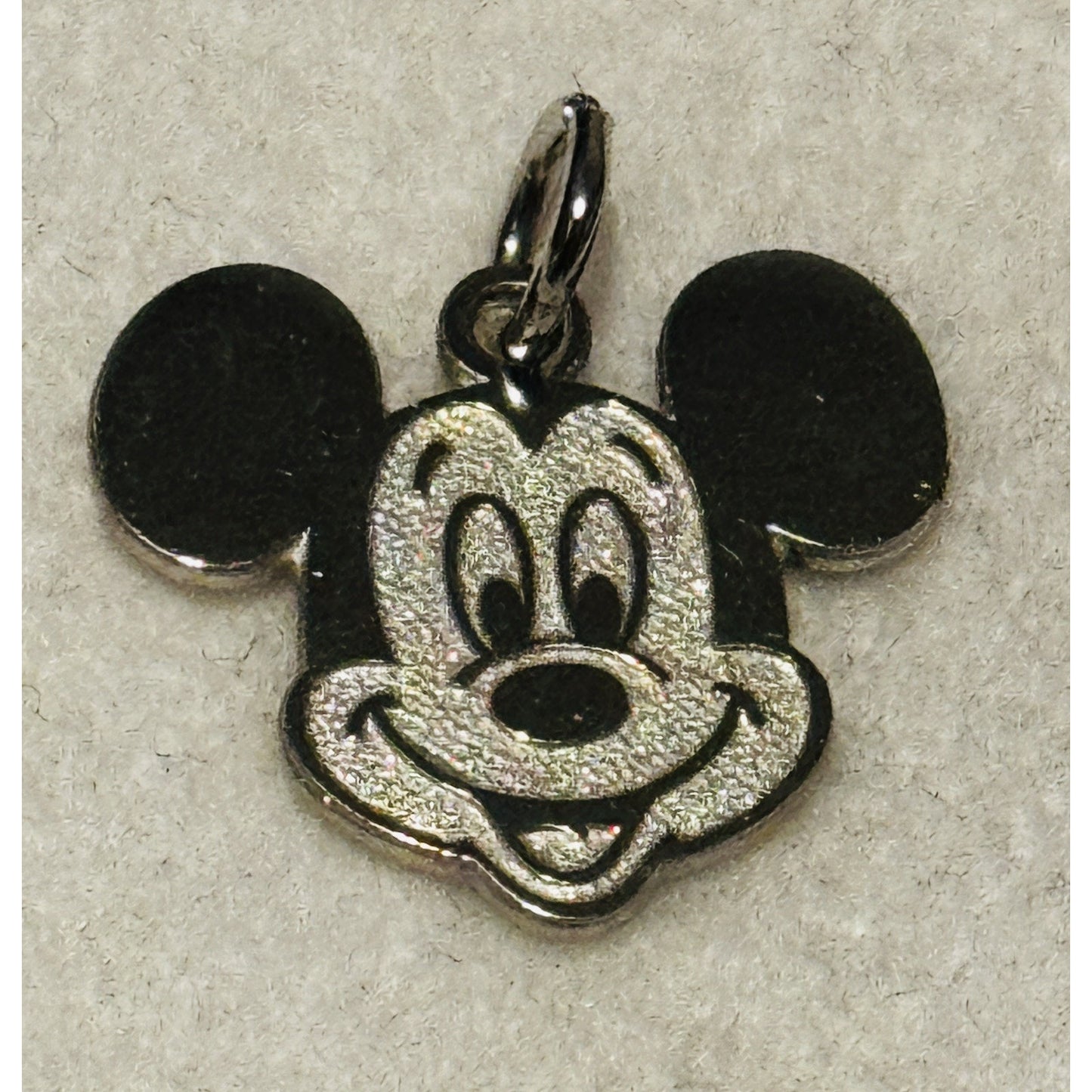 Vintage Disney Mickey Mouse Sterling Silver Charm Pendant Signed
