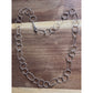 Vintage Italy Sterling Silver Textured Ovals & Circles Link Necklace 18” MWS 925