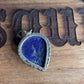 Sterling Silver Lapis Azuli Pendant ( Treardrop Cabochon)