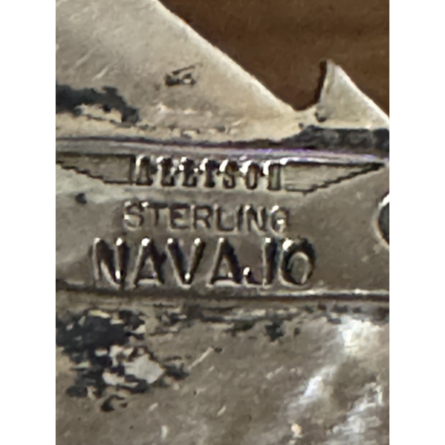 Vintage Navajo ALLISON Sterling Silver Howling Coyote Pin Brooch 5.2g