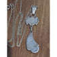 Sterling Silver Sunface Inlay Pendant Artisan Design 7.4g Dangle Necklace 18”