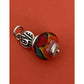 James Avery Retired 70s Retro Final Love Tie Dye Glass Art Charm