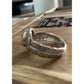 Feather Band Handmade 925 Sterling Silver Citrine Feather Cocktail Ring Size 8.5