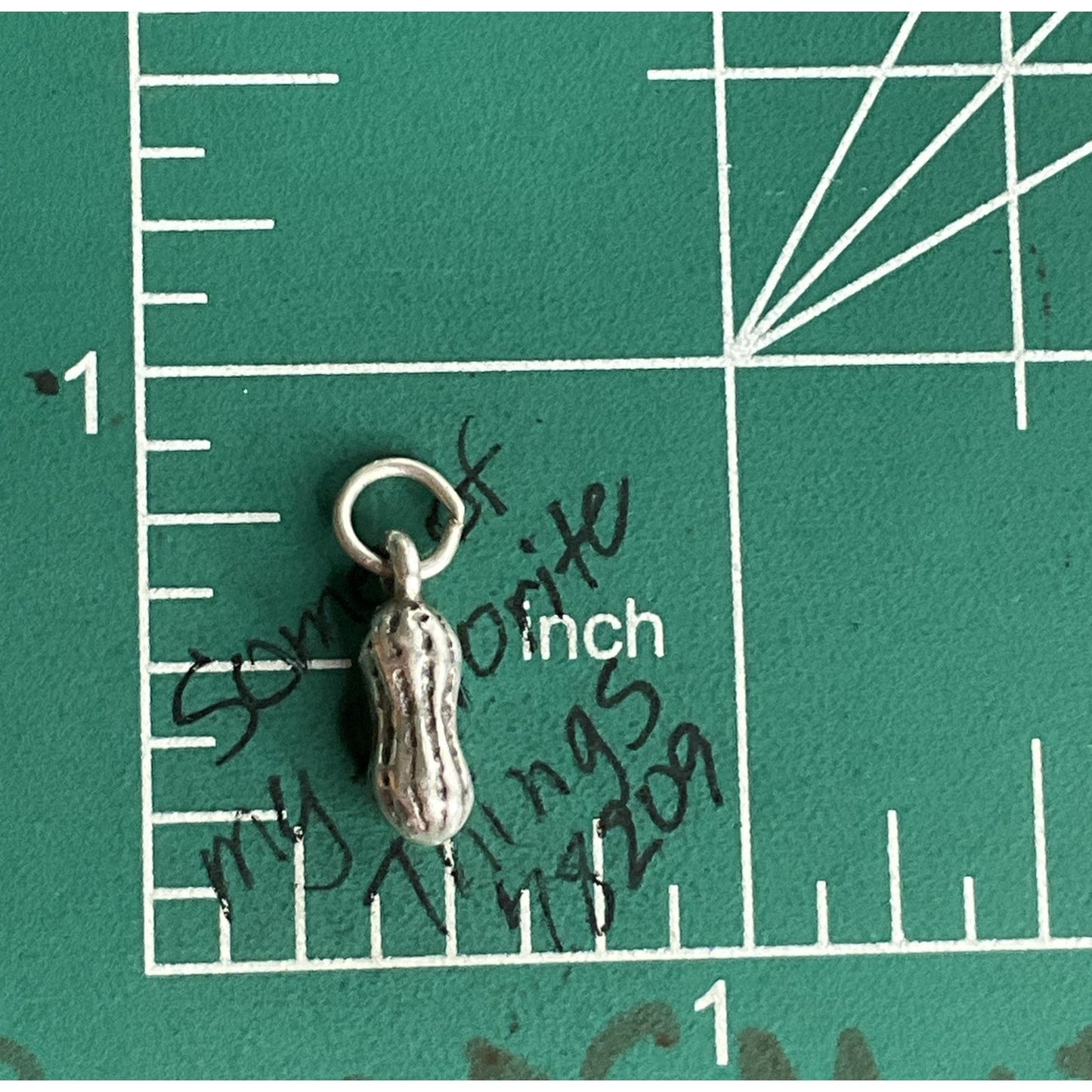 Vintage Sterling Silver Peanut Charm