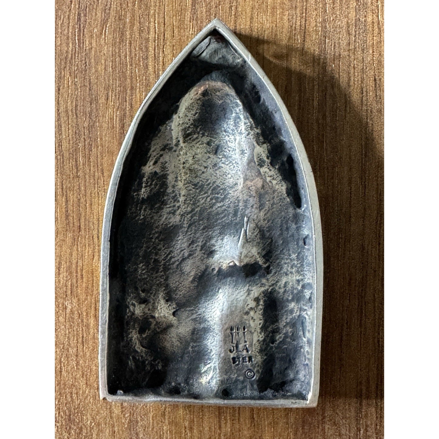 Pre Owned James Avery Retired RARE Sterling Silver Large Saint Anthony Pendant 2 1/4” HTF!