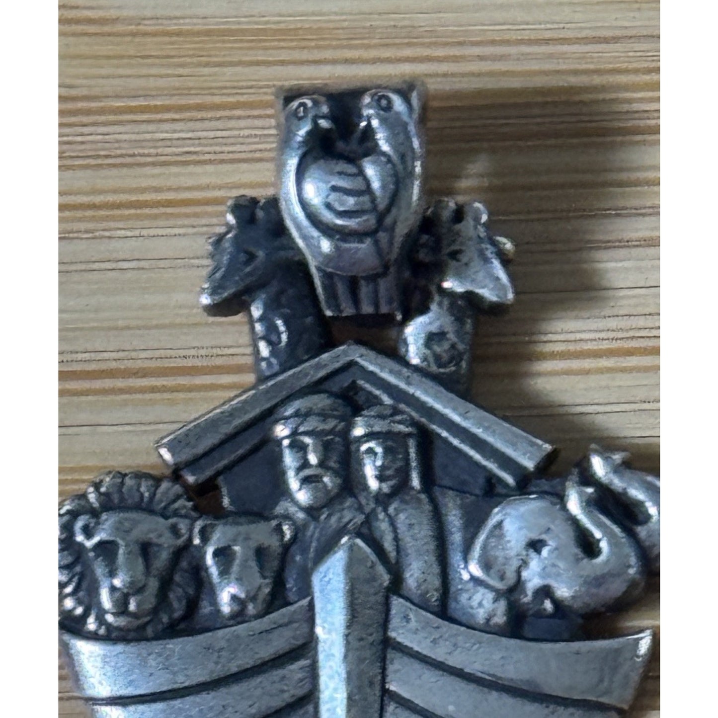 James Avery RETIRED Noah's Ark Sterling Silver Pendant 8.63 Grams Very Detailed